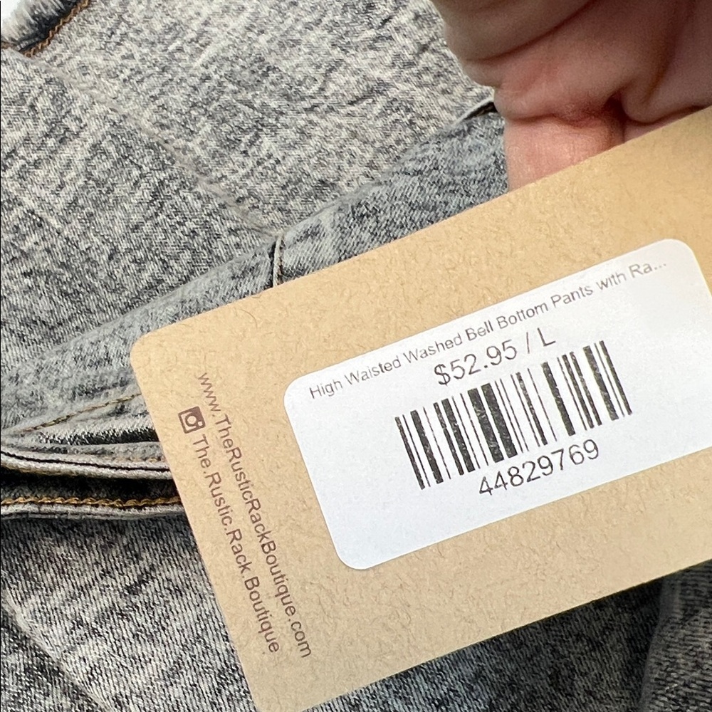 NWT Rustic‎ Rack Gray Denim Jeans - Picture 2 of 11